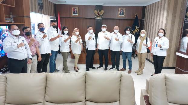 Silaturahnmi dengan Kanwil Kemenkumham Riau, Zulmansyah: PWI Siap Support Bangun Citra Positif